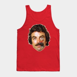 Tom Selleck Mustache Ride Tank Top